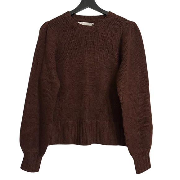One Grey Day Sweaters - Women’s 100% Cashmere Knit Sweater in Rich Brown